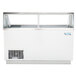 Avantco CPW-68-HC 67 3/4" 12 Tub White Deluxe Ice Cream Dipping Cabinet Main Thumbnail 3