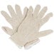 A pack of beige Cordova work gloves.