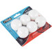 A plastic bag of white Stiga T1428 ping pong balls.