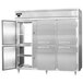 Continental DL3RE-SS-PT-HD 86" Extra-Wide Solid Half Door Pass-Through Refrigerator Main Thumbnail 1