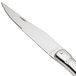 A Walco stainless steel steak knife with a customizable stainless steel handle and blade.