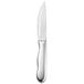 A Walco stainless steel steak knife with a jumbo mirror finished hollow handle.