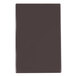 A dark brown rectangular Menu Solutions Hamilton menu board.