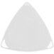 CAC TRG-16 Festiware Triangle Flat Plate 10 1/2" - Super White - 12/Case Main Thumbnail 1