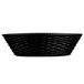 Carlisle 650403 9" x 6 1/4" WeaveWear Black Oval Plastic Serving Basket   - 12/Case Main Thumbnail 4