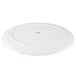 An Arcoroc Candour Azure porcelain oval platter with a white background.