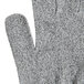 A pair of gray Cordova Monarch cut resistant gloves with a thumb.
