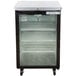 Beverage-Air BB24HC-1-G-B 24" Black Counter Height Glass Door Back Bar Refrigerator Main Thumbnail 1