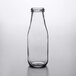 Acopa 14 oz. Glass Milk Bottle / Vase - 12/Case Main Thumbnail 3