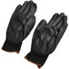 Black Nylon Glove with Black Polyurethane Palm Coating - 12/Pack Main Thumbnail 3