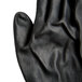 Black Nylon Glove with Black Polyurethane Palm Coating - 12/Pack Main Thumbnail 5