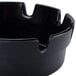 A black Choice plastic ashtray with a lid on top.