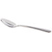 An Acopa Harmony stainless steel teaspoon with a silver handle and spoon.