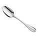 An Acopa Benson stainless steel serving spoon with a silver handle.