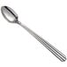 An Acopa Harmony stainless steel iced tea spoon with a handle and a silver spoon end.
