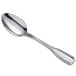 An Acopa Scottdale stainless steel spoon with a silver handle and spoon.