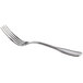 An Acopa Scottdale stainless steel fork with a silver handle on a white background.