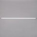 An Avantco T8 fluorescent light tube with white ends on a gray background.