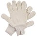 A pair of Cordova Loop-Out Natural terry work gloves on a white background.