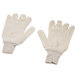 A pair of white Cordova loop-out terry work gloves.