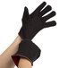 Men's Brown Cotton Jersey Gloves with Red Lining - 12/Pack Main Thumbnail 7
