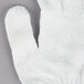 A white knitted Cordova jersey glove.
