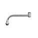 A Fisher stainless steel double-jointed faucet spout with a screw.
