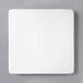 Acopa 6" Square Bright White Porcelain Flat Plate - 12/Case Main Thumbnail 3