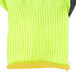 A close up of a neon yellow Cordova Contact warehouse glove with black foam latex coating.