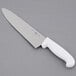 Choice 10" Chef Knife with White Handle Main Thumbnail 3