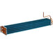 An Avantco evaporator coil with blue and orange metal.