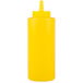 Choice 12 oz. Yellow Squeeze Bottle   - 6/Pack Main Thumbnail 3