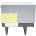 A grey rectangular box with a yellow label: Hatco C-15 Compact Booster Water Heater
