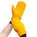 Cordova Freeze Beater Russet Premium Split Leather Double Palm Mittens with Tricot / Thinsulate / Foam Lining Main Thumbnail 6