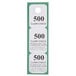 Choice Green 3 Part Paper Coat Room Check Tickets - 500/Box Main Thumbnail 3