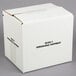 A white Nordic insulated shipping box with black text reading "permanent support" on it.