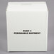 A white Nordic insulated shipping box with black text.