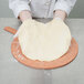 American Metalcraft 14" Round Pressed Natural Pizza Peel with 5" Handle MP1419 Main Thumbnail 6