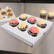 Baker's Mark Reversible Cupcake Insert for 10" x 10" Box - Standard - Holds 6 Cupcakes - 200/Case Main Thumbnail 1