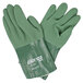 Cordova ActivGrip Nitrile Green 12" 13 Gauge Gloves with Polyester/Cotton Lining and MicroFinish Grip Main Thumbnail 2