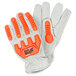 Outlaw Impact Premium Grain Cowhide Leather Driver's Gloves with TPR Protectors Main Thumbnail 2