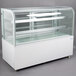 Avantco BC-60-HC 60" Curved Glass White Refrigerated Bakery Display Case Main Thumbnail 1