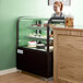 Avantco BC-36-HC 36" Curved Glass Black Refrigerated Bakery Display Case Main Thumbnail 1
