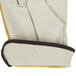 Select Grain Pigskin Leather Driver's Gloves with Brown Split Pigskin Leather Backs Main Thumbnail 7