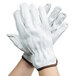 Gray Standard Grain Goatskin Leather Driver's Gloves with Straight Thumbs Main Thumbnail 7