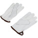 Cordova Gray Standard Grain Goatskin Leather Driver's Gloves with Keystone Thumbs Main Thumbnail 3