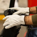 Cordova Gray Standard Grain Goatskin Leather Driver's Gloves with Keystone Thumbs Main Thumbnail 1