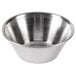 Carlisle 602400 Classic 1.5 oz. Stainless Steel Round Sauce Cup - 144/Case Main Thumbnail 2