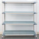 A MetroMax i polymer shelving unit with 4 shelves.