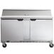 Beverage-Air SPE60HC-16 Elite Series 60" 2 Door Refrigerated Sandwich Prep Table Main Thumbnail 5